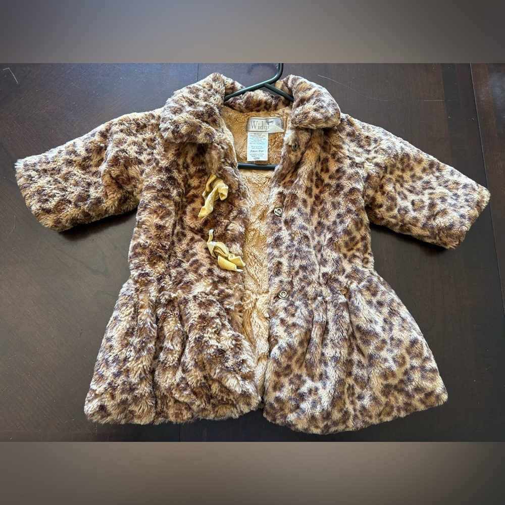 Widgeon Faux Fur Coat in animal print
